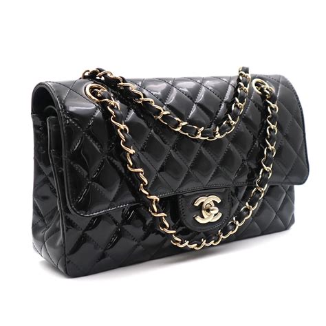 black chanel bag with white logo|chanel black bags classic quilted.